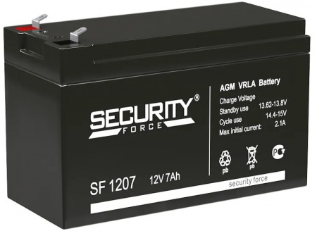 Аккумулятор Security Force SF 1207 12В 7Ач